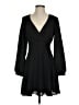 Express 100% Polyester Solid Black Cocktail Dress Size XS - photo 1