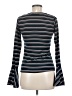 Hayden Stripes Black Long Sleeve Top Size M - photo 2