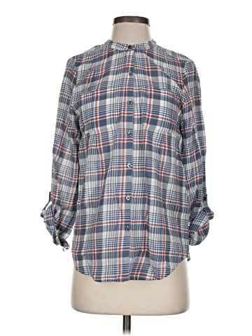 Joie 3/4 Sleeve Button-Down Shirt (view 1)