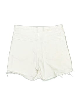 Madewell High-Rise Denim Shorts in Tile White (view 2)