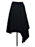 Michael Kors Collection Solid Black Wool Skirt Size 2 - photo 1