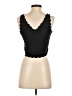 Topshop 100% Polyester Black Tank Top Size 2 - photo 2