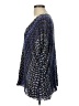 NSF Blue 3/4 Sleeve Blouse Size L - photo 5