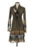 Zara Basic Paisley Brown Casual Dress Size XS - photo 1