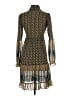 Zara Basic Paisley Brown Casual Dress Size XS - photo 2