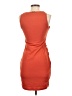 Lillusory Solid Orange Cocktail Dress Size S - photo 2