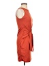 Lillusory Solid Orange Cocktail Dress Size S - photo 4