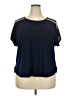 89th & Madison Blue Short Sleeve Top Size 2X - photo 1