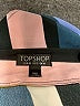 Topshop 100% Polyester Stripes Blue Casual Skirt Size 10 - photo 4