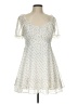 Thirty/Thirty 100% Polyester Polka Dots Ivory Cocktail Dress Size XL - photo 1