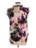 DKNY 100% Polyester Pink Sleeveless Blouse Size L - photo 2