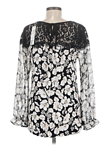 August Silk Long Sleeve Blouse (view 2)