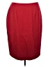 Le Suit 100% Polyester Solid Red Formal Skirt Size 20 - photo 1