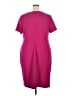 Connected Apparel Burgundy Casual Dress Size 20 - photo 2