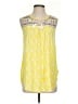 One September 100% Rayon Yellow Sleeveless Blouse Size XS - photo 1
