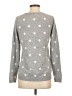 Talbots 100% Cashmere Polka Dots Gray Cashmere Pullover Sweater Size S - photo 2