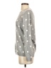 Talbots 100% Cashmere Polka Dots Gray Cashmere Pullover Sweater Size S - photo 5