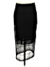 Babette 100% Polyester Black Formal Skirt Size XS - photo 1