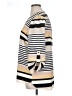 Milano 100% Polyester Stripes Ivory 3/4 Sleeve Blouse Size XL - photo 5