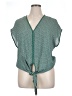Max Studio 100% Polyester Green Sleeveless Blouse Size XL - photo 1