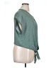 Max Studio 100% Polyester Green Sleeveless Blouse Size XL - photo 4