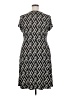 Neiman Marcus Print Gray Casual Dress Size 2X - photo 2