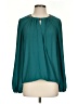 BCBGMAXAZRIA Teal Long Sleeve Blouse Size S - photo 1
