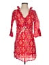 Mud Pie 100% Cotton Paisley Red Casual Dress Size S - photo 1