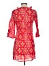 Mud Pie 100% Cotton Paisley Red Casual Dress Size S - photo 2