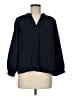 1.State 100% Polyester Blue 3/4 Sleeve Blouse Size M - photo 1