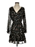 Dex 100% Polyester Floral Black Cocktail Dress Size XS - photo 1