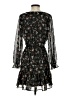 Dex 100% Polyester Floral Black Cocktail Dress Size XS - photo 2