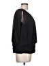 Cato 100% Polyester Black 3/4 Sleeve Blouse Size L - photo 4