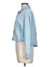 Sim & Sam 100% Rayon Blue Long Sleeve Button-Down Shirt Size L - photo 5