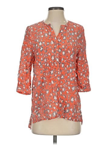 Joie 3/4 Sleeve Silk Top (view 1)