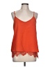 Blue Rain 100% Polyester Orange Sleeveless Top Size L - photo 1