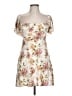Originality Floral Ivory Cocktail Dress Size L - photo 1
