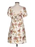 Originality Floral Ivory Cocktail Dress Size L - photo 2