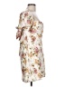 Originality Floral Ivory Cocktail Dress Size L - photo 4