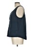 Splendid 100% Cotton Blue Sleeveless Blouse Size L - photo 5