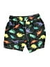 Carter's 100% Polyester Print Black Board Shorts Size 3T - photo 1