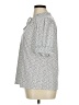 Adrianna Papell Silver Short Sleeve Blouse Size XL - photo 5