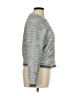 Banana Republic 100% Polyester Tweed Gray Jacket Size 14 - photo 4
