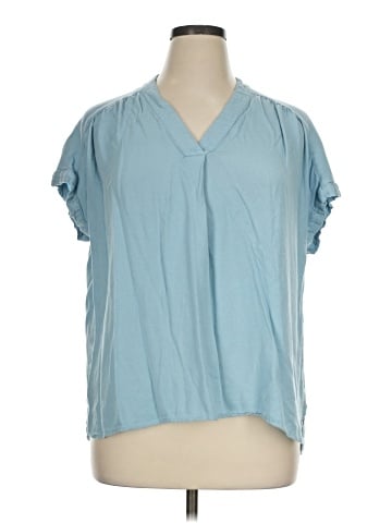 Nine West Short Sleeve Blouse (view 1)