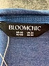 BLOOMCHIC Blue Long Sleeve T-Shirt Size 30 - photo 7