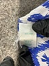 Lilly Pulitzer 100% Silk Aztec Or Tribal Print Checkered-gingham Graphic Tropical Blue Sleeveless Silk Top Size S - photo 8