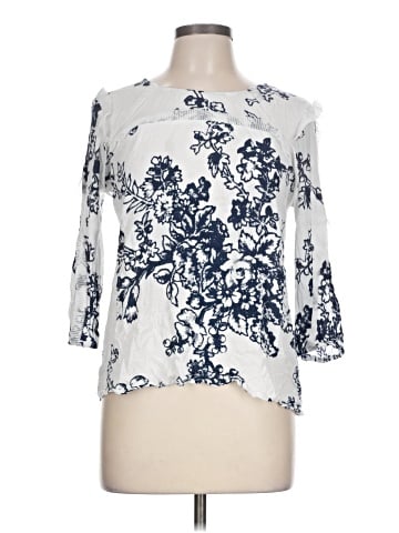 Vintage America Blues 3/4 Sleeve Blouse (view 1)