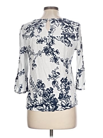 Vintage America Blues 3/4 Sleeve Blouse (view 2)