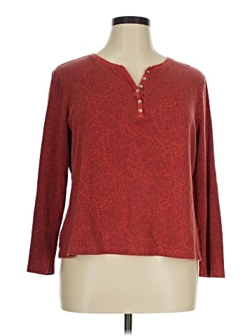 Studio Works Long Sleeve Henley (view 1)