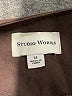 Studio Works 100% Polyester Brown Jacket Size 14 - photo 6